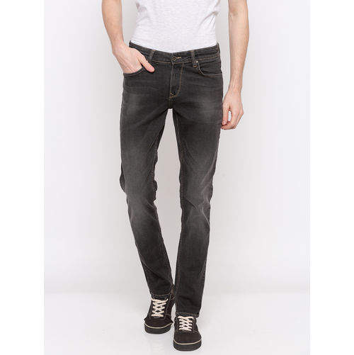 Spykar Low Rise Ultra Slim Thigh Narrow Leg Jeans Carbon Black (36