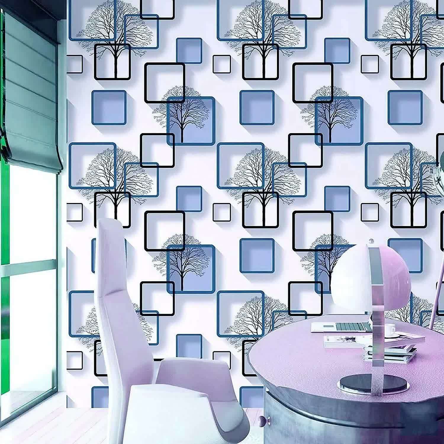 Kharar Croma Vr Punjab Mall Square Design Decorative Wallpaper