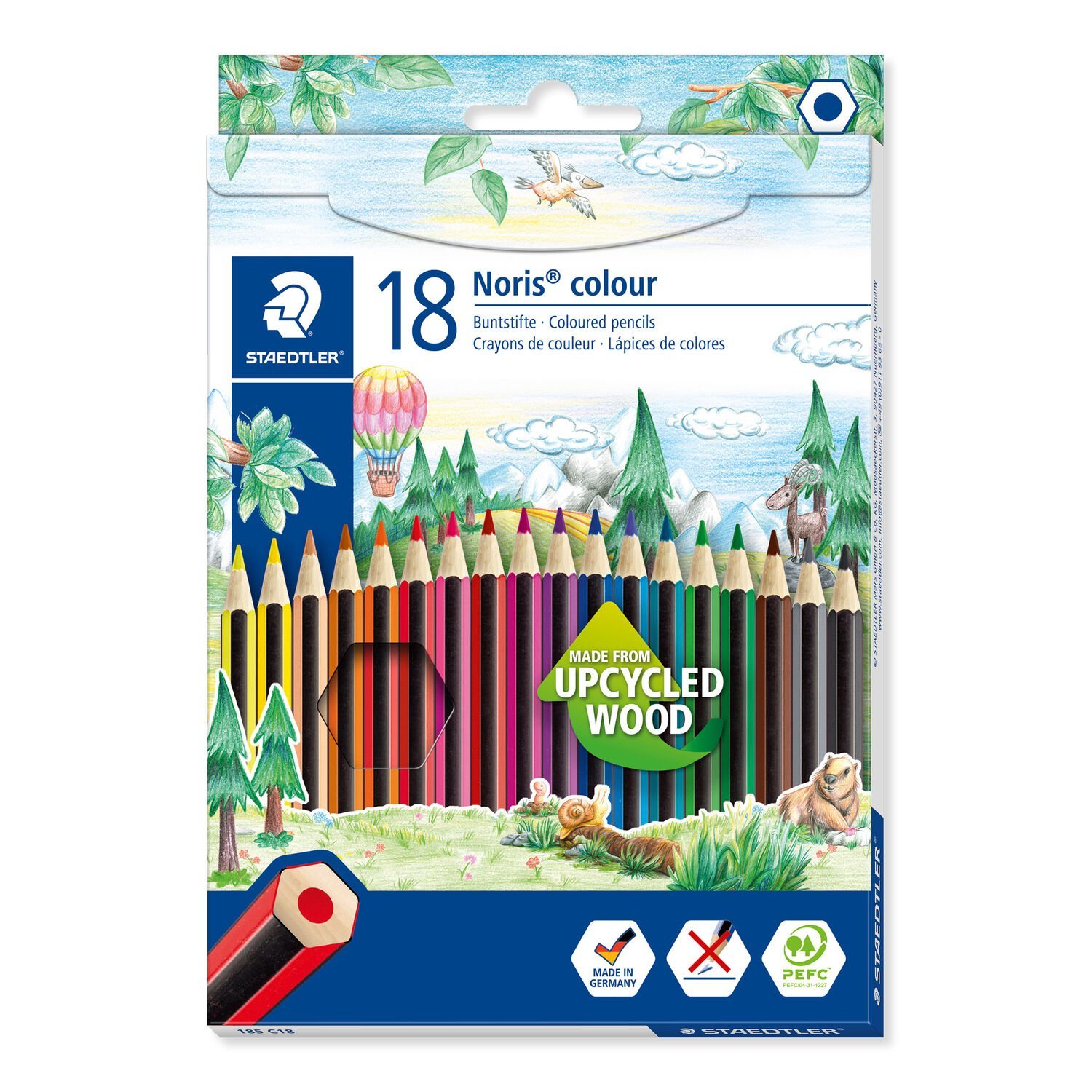 STAEDTLER Noris Colour 185 Coloured Pencils 18 in Mumbai at