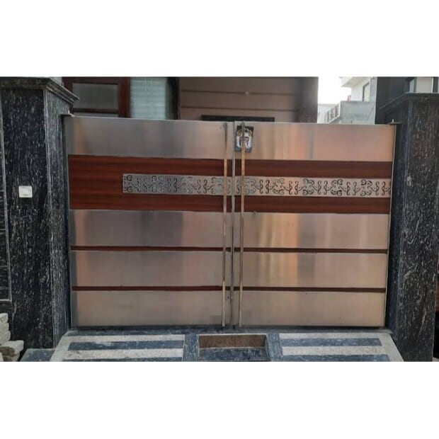 2-Pack 5.5 Inch Stainless Steel Gate Handles – For Fence, Shed, Screen Door, Barn, Silver Finish