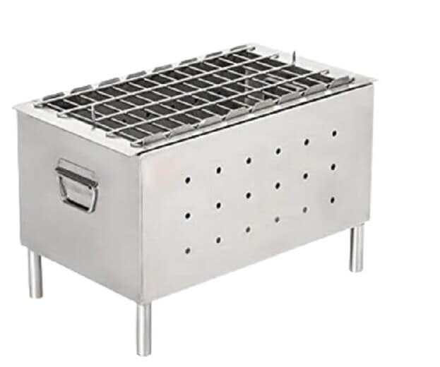 Kolkata Price Bbq Stainless Steel Charcoal Polished Barbeque Grill