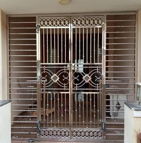 Entrance Grill Inside The House Stainless Steel Gate Grill For