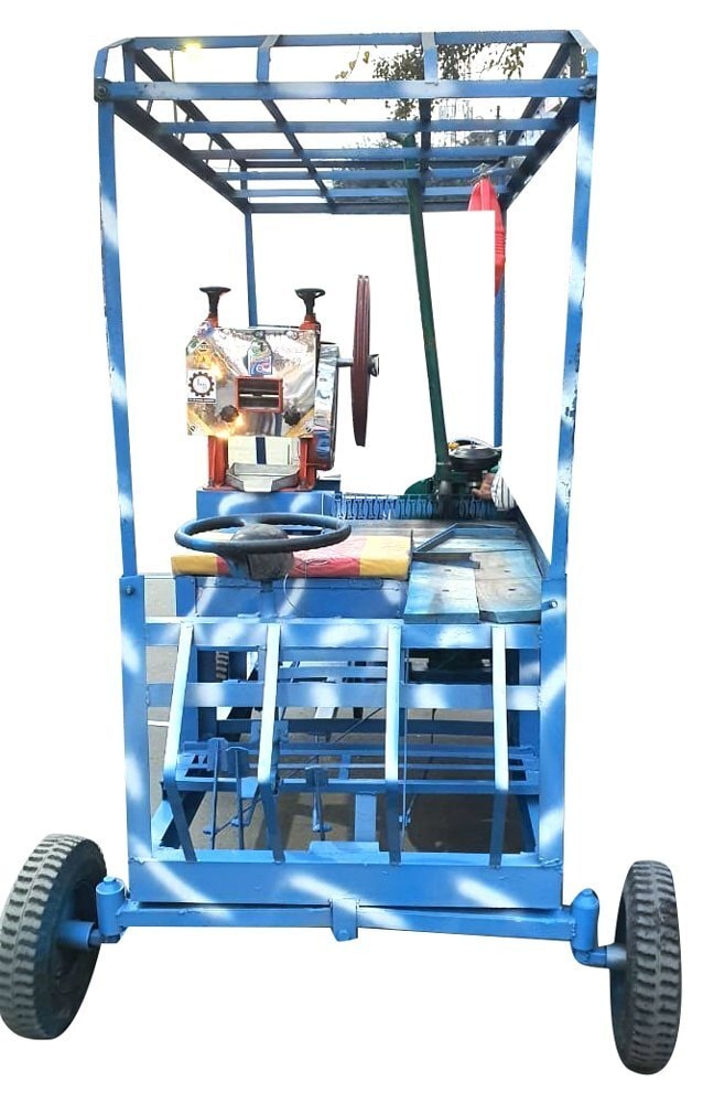 Ganne Ke Ganna Juice Machine Automatic Stainless Steel Sugarcane