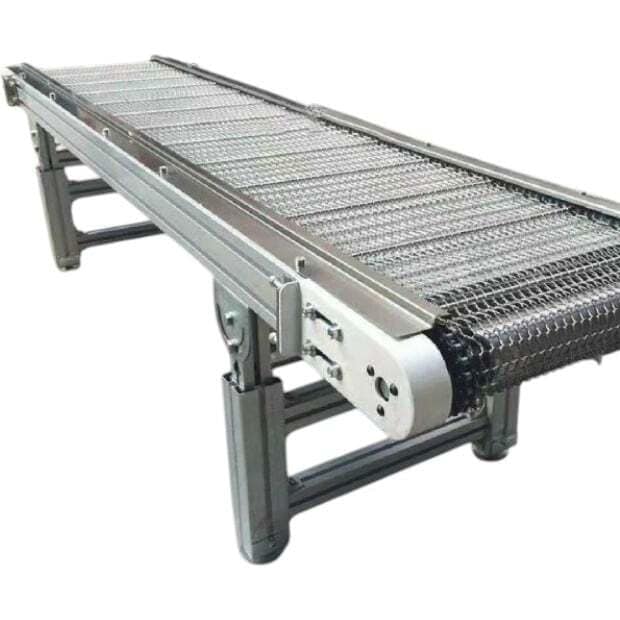 Slat Conveyor Stainless Steel Mesh Conveyor Belt Custom Metal
