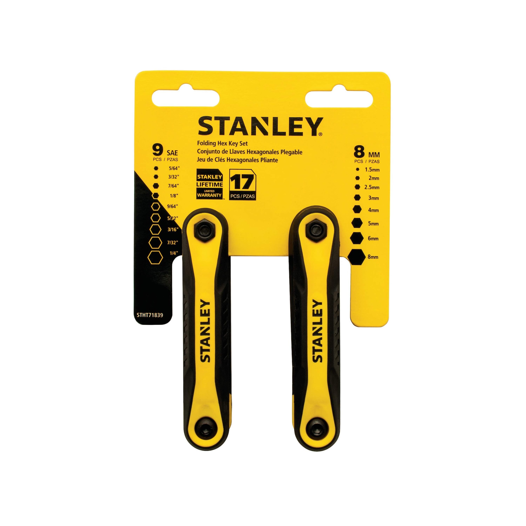 STANLEY STHT71839 Pk Folding Metric And Sae Hex Keys in Chennai
