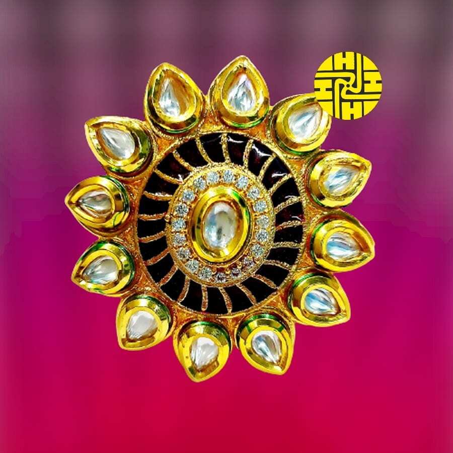 STATEMENT MOCKTAIL RING HJR 022 maroon in Ahmedabad at best