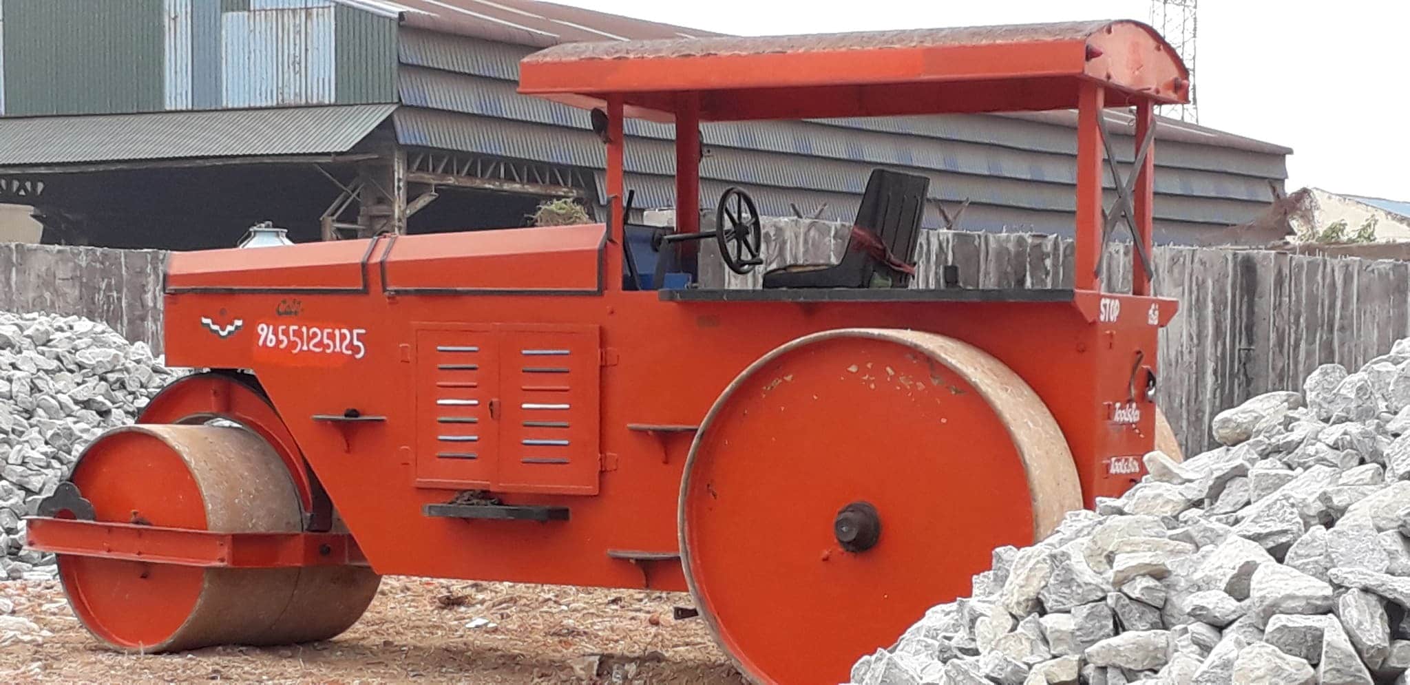 Static Road Roller On Hire