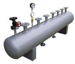 24 Inch Mild Steel Cylinder Steam Distribution Header in Kanpur at