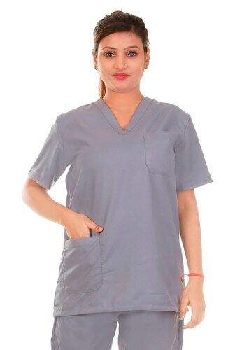 grey scrub dress Classic Scrub Top: Shop Blue Sky Scrubs' Comfortable Design main image 1