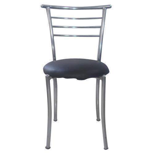 Stainless Steel Office Chair With Black Leather in Dhar at ₹ 500