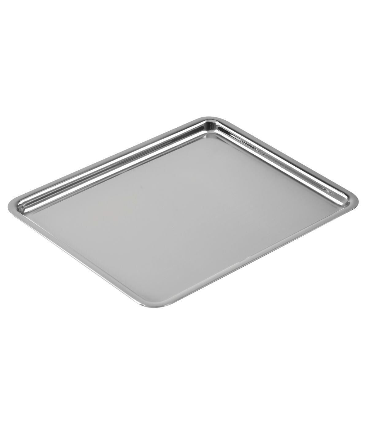 Powder Coated Steel Tray 20 3/4 Rust Resistant Rectangular in