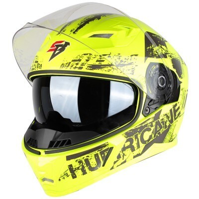 Steelbird SBA-21 Hurricane ISI Certified Full Face Graphic Helmet