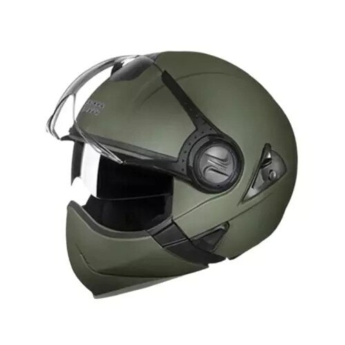 Studds Downtown Open Face Helmet (Military Green, L) in Kolkata at