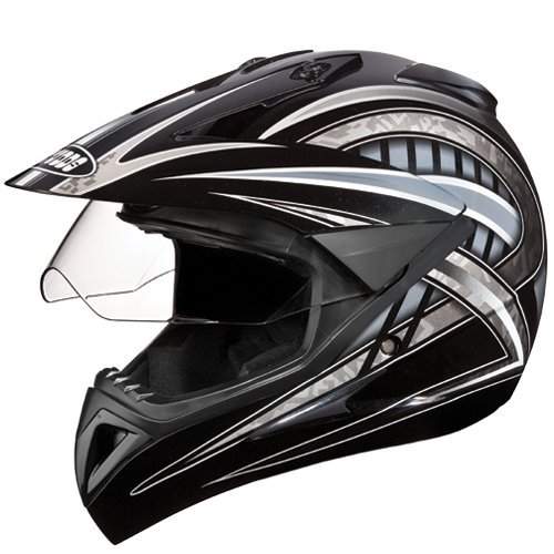 Black visor for studds helmet clearance