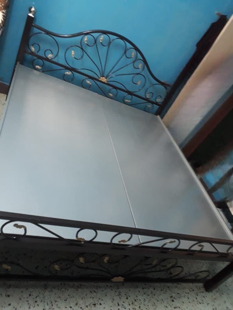 Double Cot Steel Kattil Price King Size Steel Double Cot Bed Price