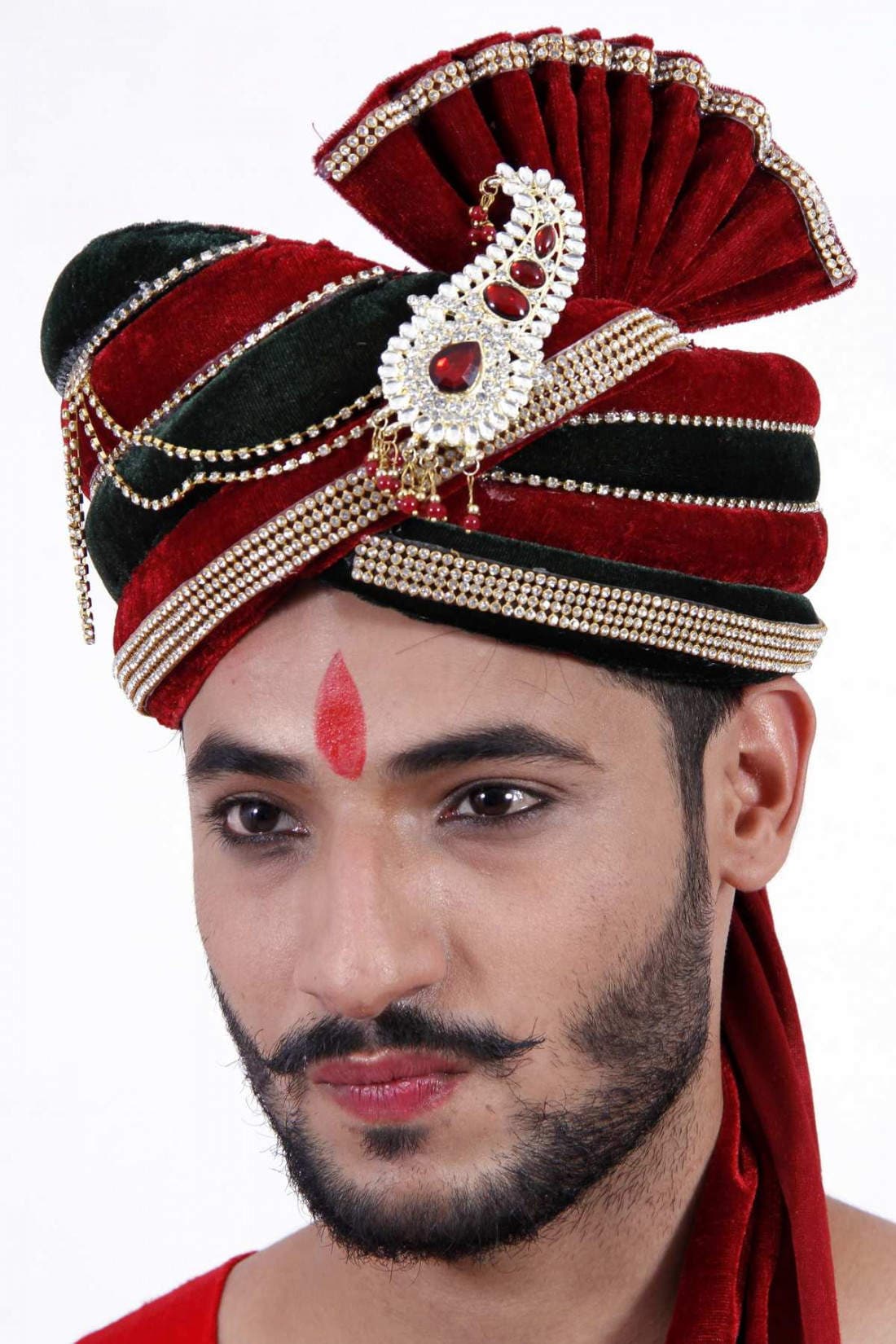 Sudarshan Silks BL0018 Silk Turban Sherwani Accessories
