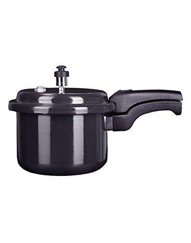 Sumeet Hard Anodised Metalina Pressure Cooker ltr (Black) in