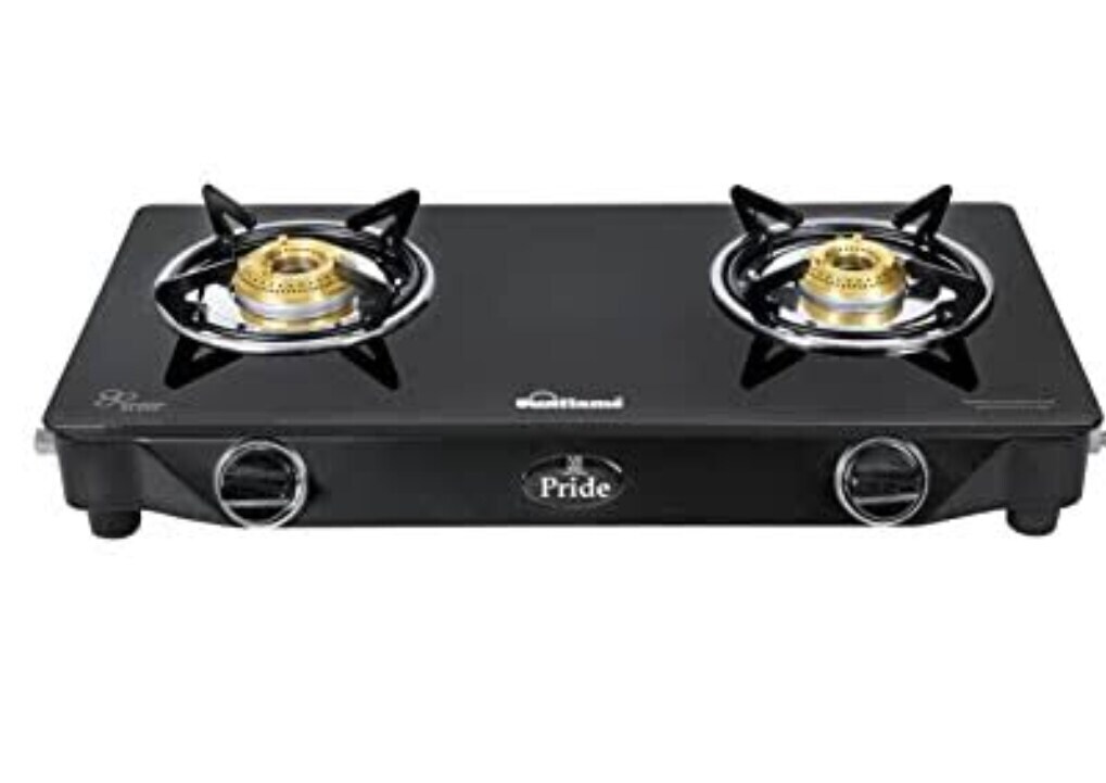 Sunflame Pride Burner Gas Stoves Manual Ignition With Toughened