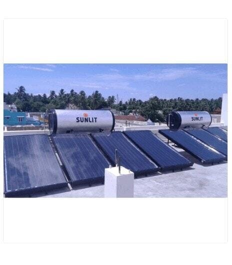 Sunlit Stainless Steel Solar Water Heater in Moga at ₹ 1,000