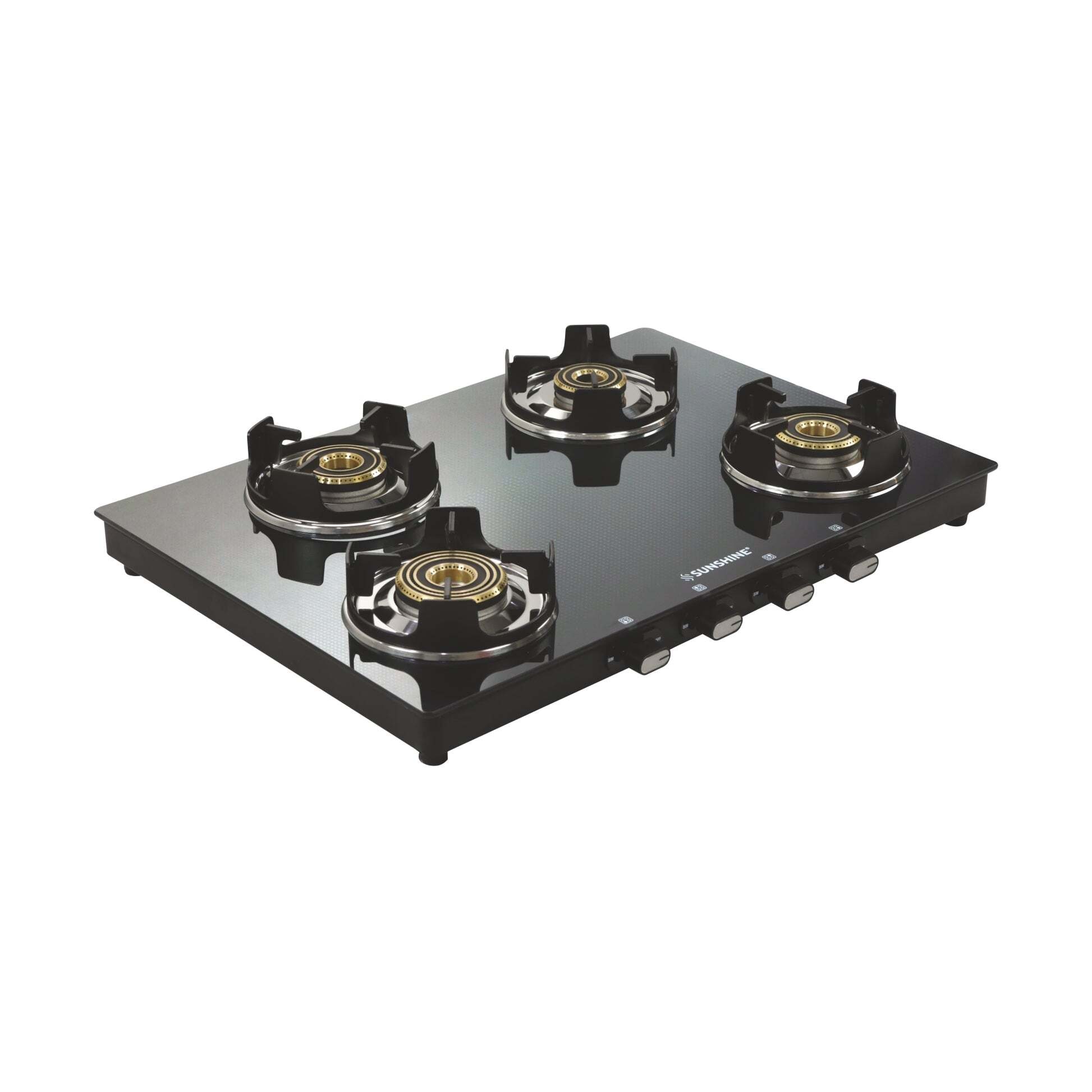 SUNSHINE MEETHI ANGEETHI FOUR BURNER STEP TOUGHENED GLASS TOP GAS