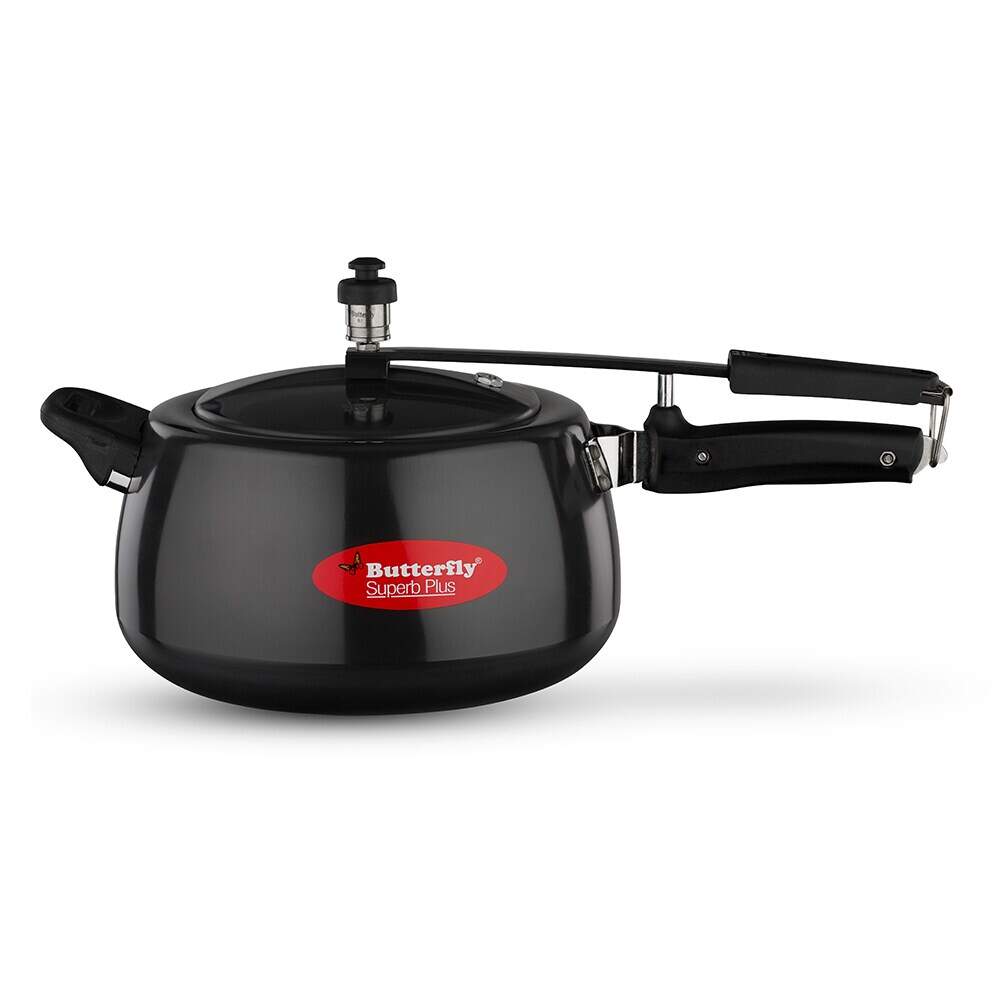 Butterfly Aluminium Superb Plus Inner Lid Pressure Cooker (5 ltr