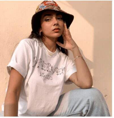Supervek Just Send it Graphic TShirt in 