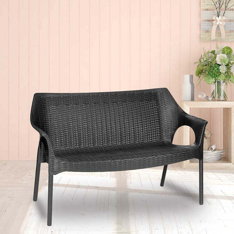 Supreme Furniture Love seat (Pack of 2, Black) in Bhusawal at