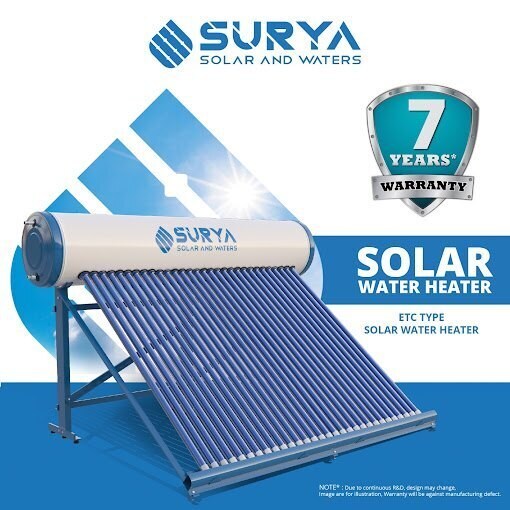 Surya Solar Geyser in Vellore at ₹ 19,800 ₹ 20,000 Pc by