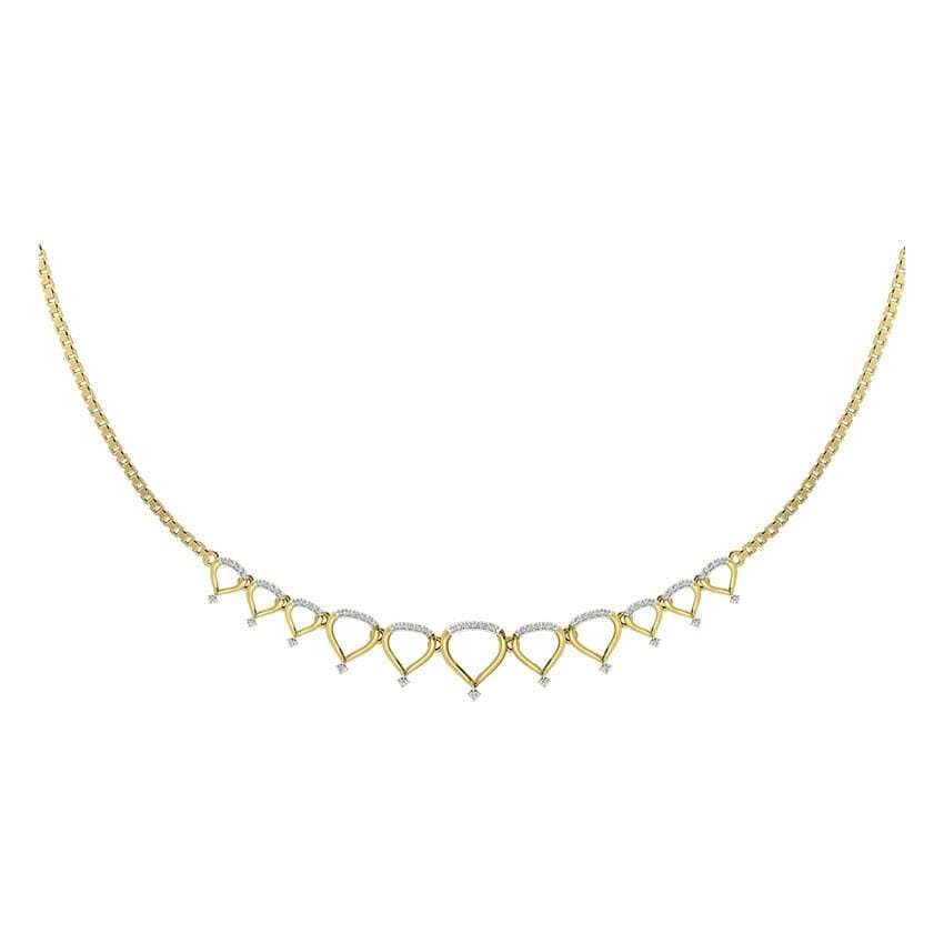 Swa Diamond Lulu Mall Diamond Necklace (20044) in Lucknow at ₹ 68,200 ...