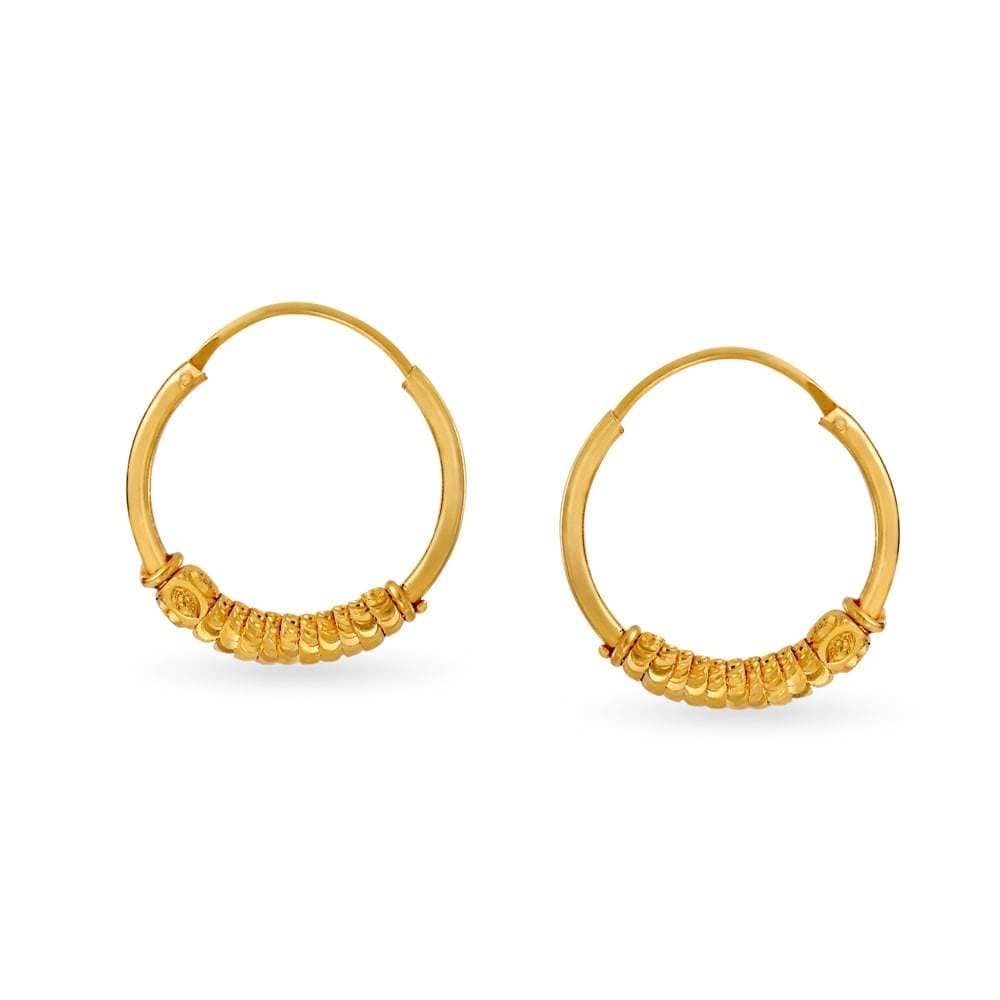 Tanishq Gold Earrings Bali Designs With Price Hoop Earrings Latest