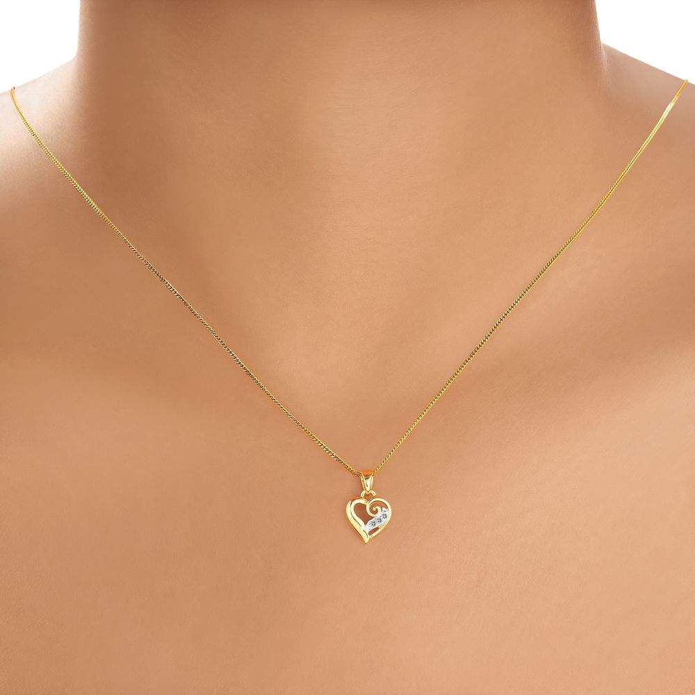 TANISHQ 500330PDAAAB223IA006763 Romantic Diamond Pendant in Chennai at 10 358 10 678 by Tanishq Jewellery Justdial