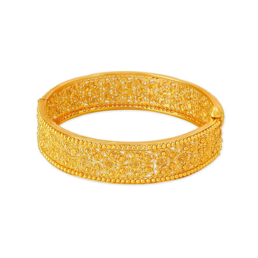 Gold Bangles 22k Gold Rate Tanishq TANISHQ 511016VMJQ2A002EA005412
