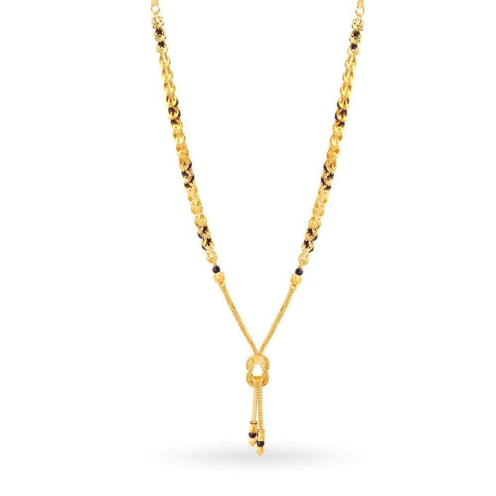 Gold Mangalsutra Candere By Tanishq Kalyan Jewellers Diamond