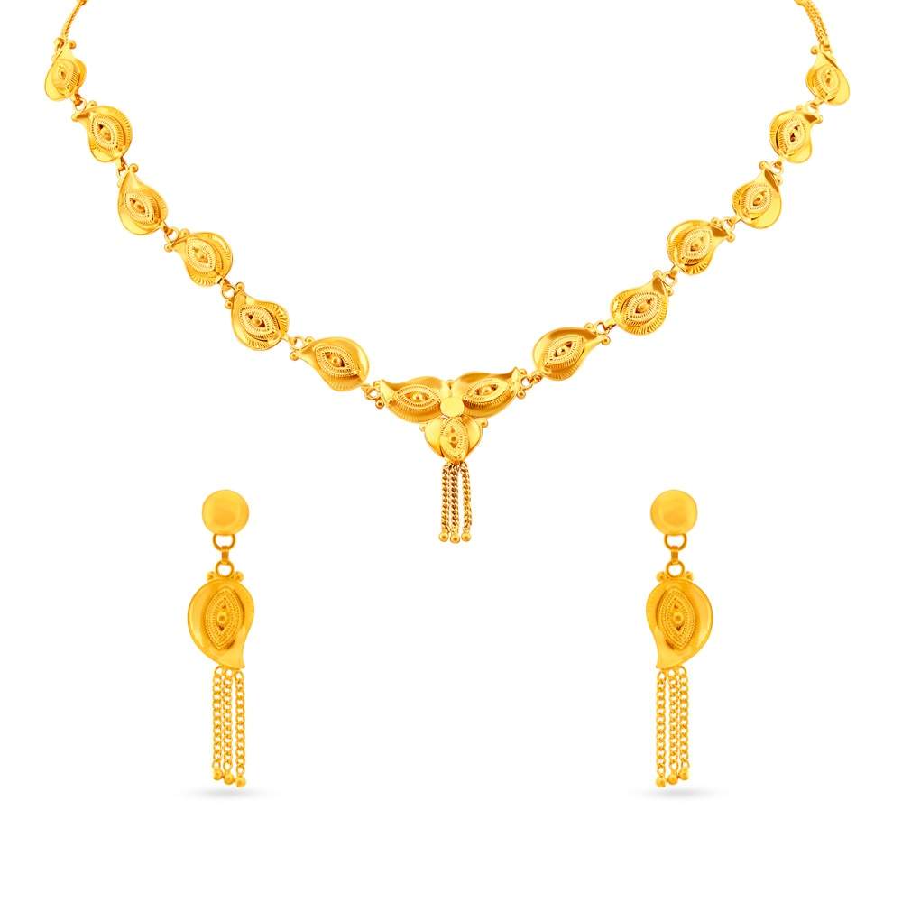 Bridal Necklace Tanishq Light Weight Necklace Tanishq Lightweight
