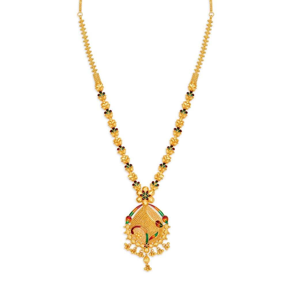Gold Chain Gold Necklace Designs In 40 Grams Tanishq TANISHQ