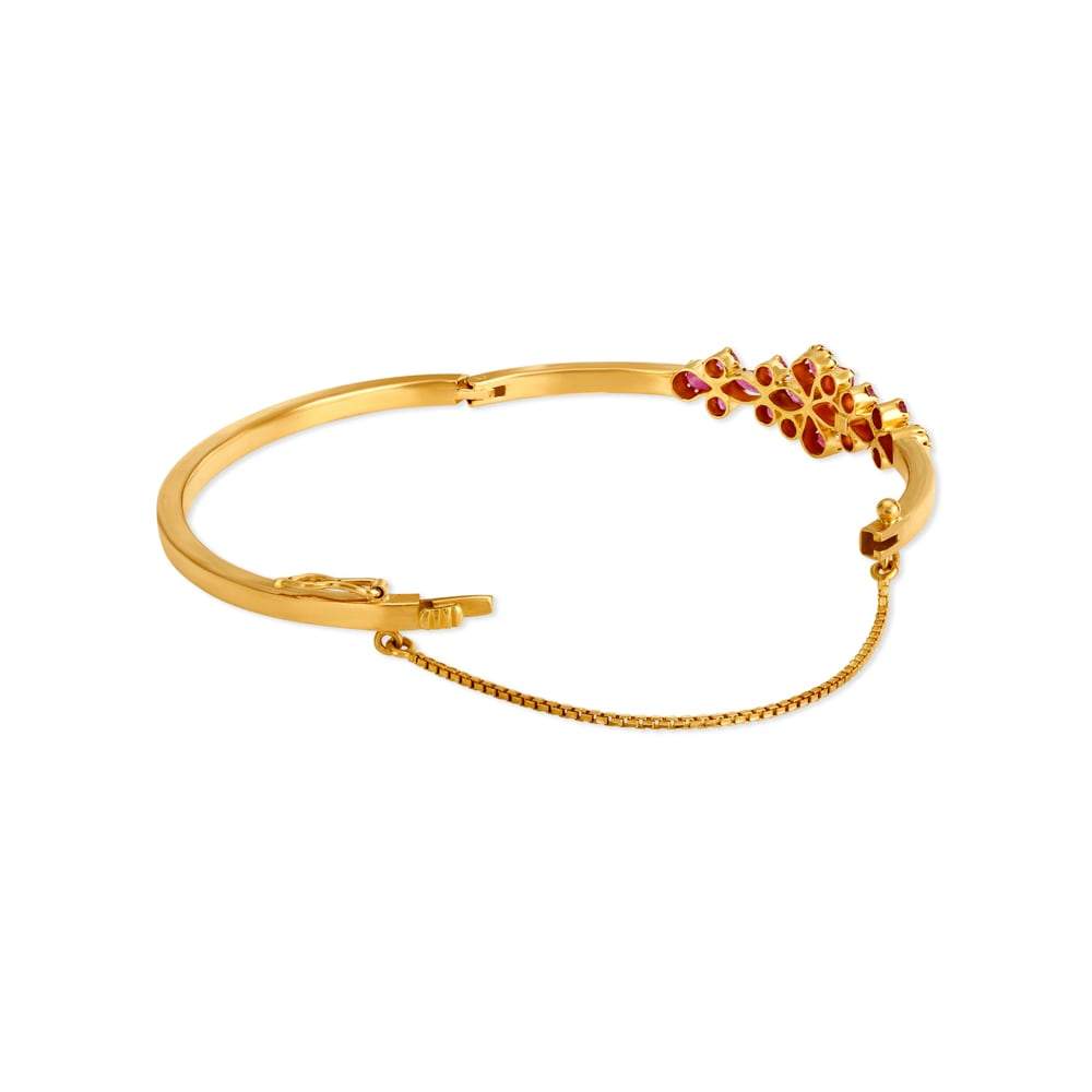 TANISHQ 511008VUKAAA182BA902414 Nirali Ruby Bangle (Work Wear