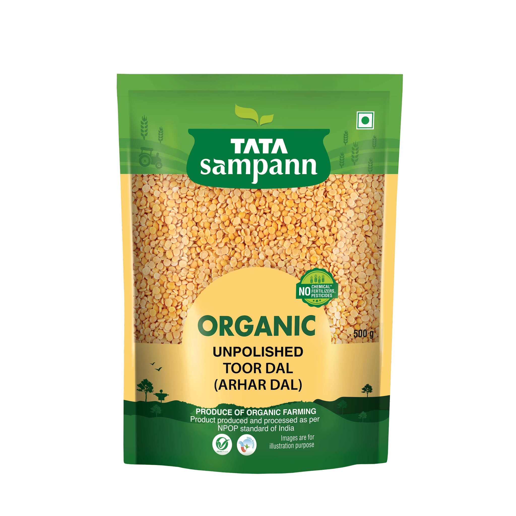 Tata Sampann Organic Toor Arhar Dal (500 gm) in Ahmedabad at