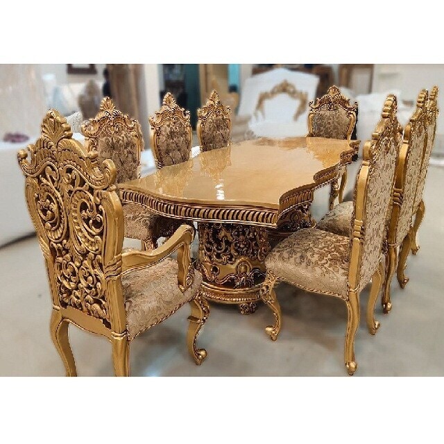 Teak Wood Carved Dining Table in Karur at ₹ 50,000 Pc by Teak