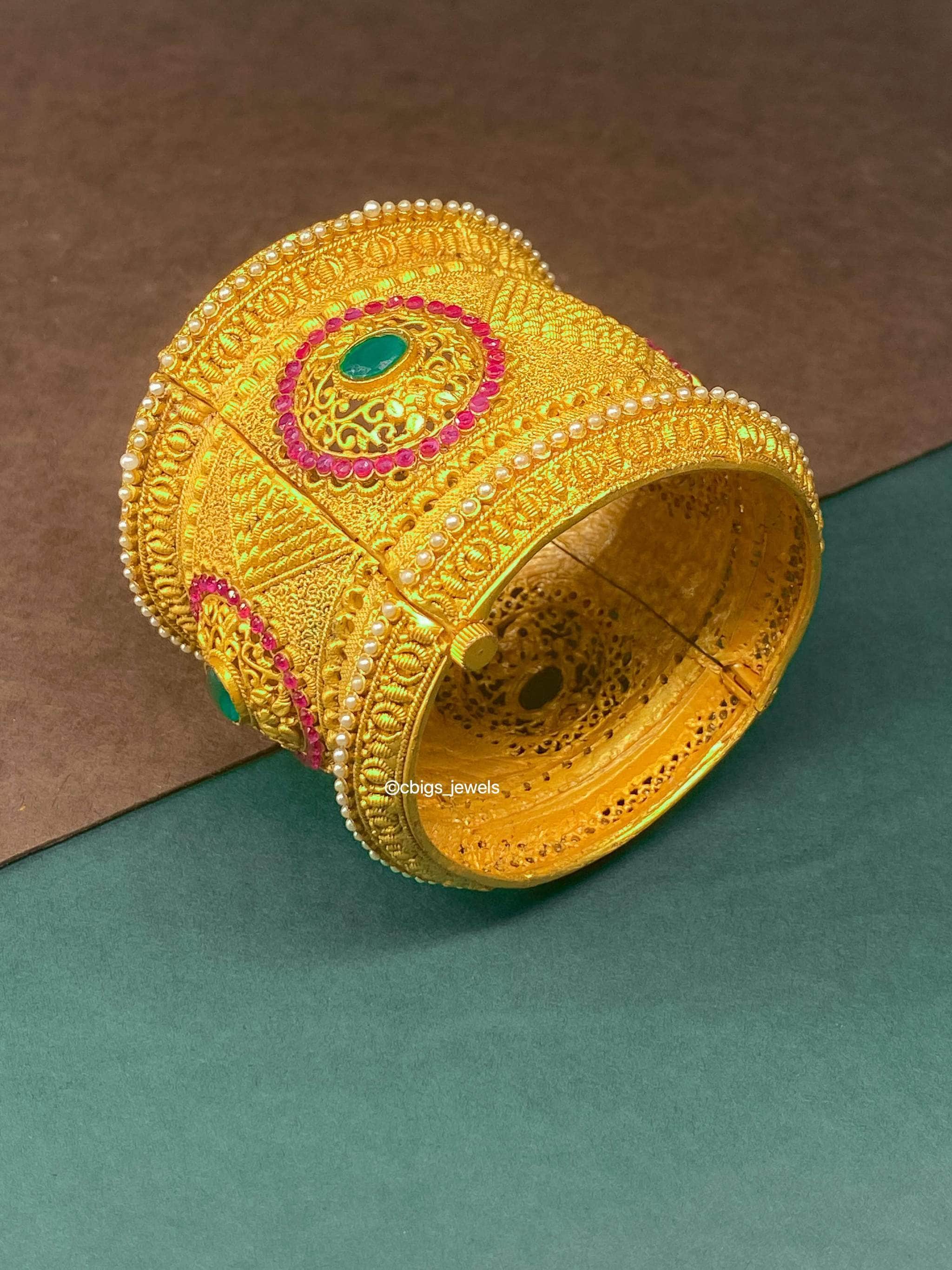 Gold Bangles Manik Chand Jewellers Price Temple Jewellery Bangle