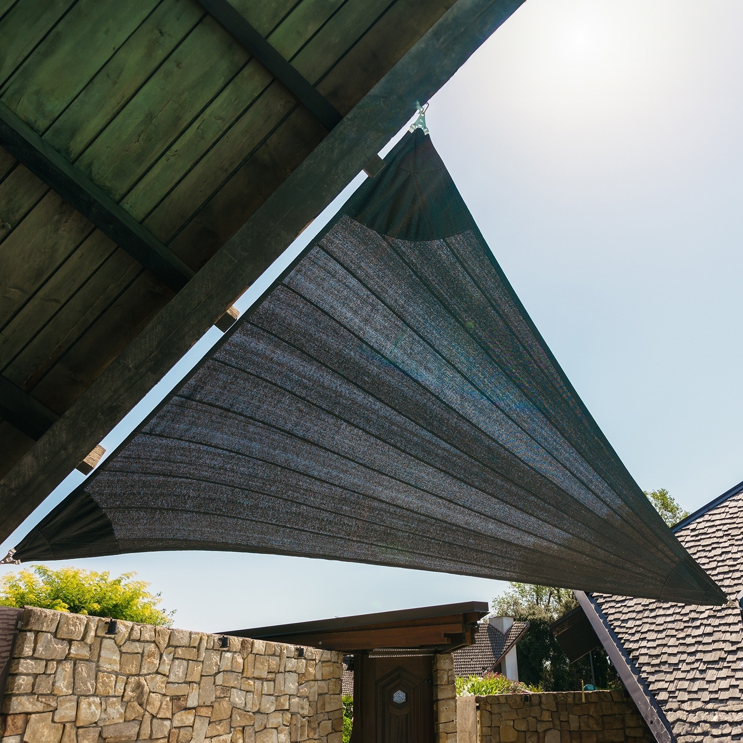 Tensile Triangle Canopy made of Iron in Bhubaneshwar at best price by Hello  Print - Justdial