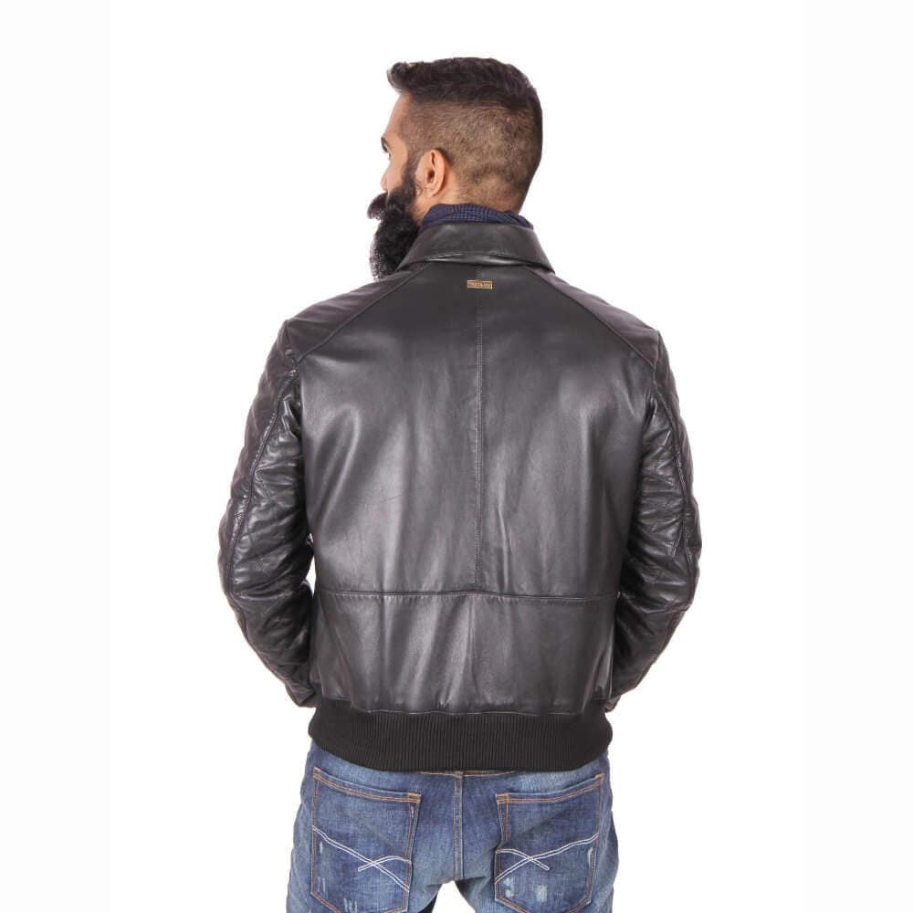 Theo&Ash B-52 Classic Bomber Men Jacket (Size L, Black) in