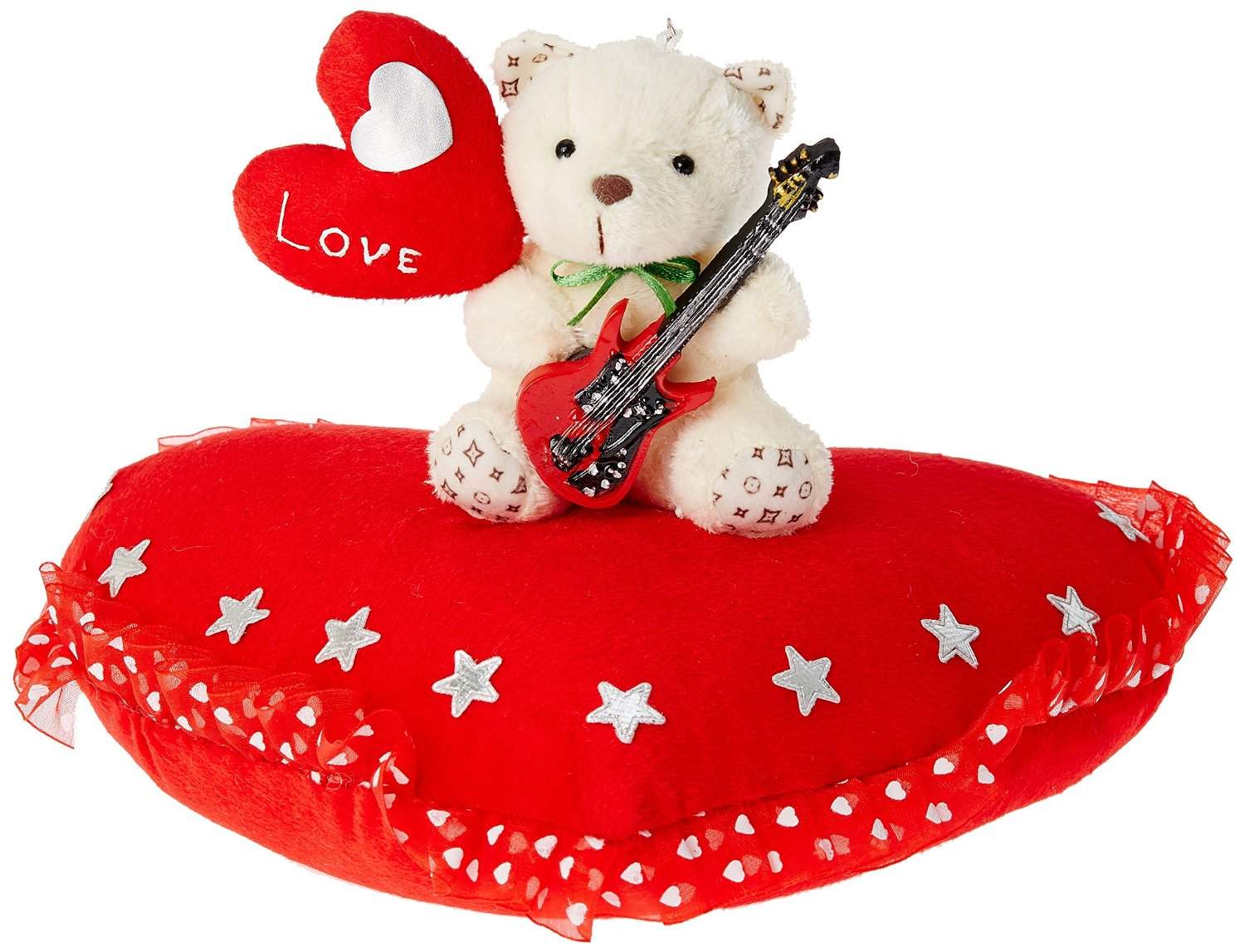Buy Tickles Peech Teddy With Violen On Heart Stuffed Soft Plush Toy Kids Birthday 25 Cm Features Price Reviews Online In India Justdial