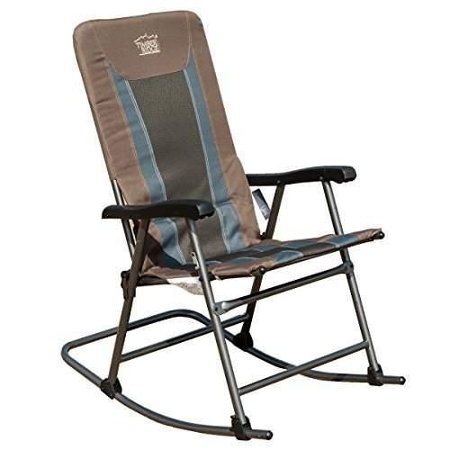 padded folding rocking chair