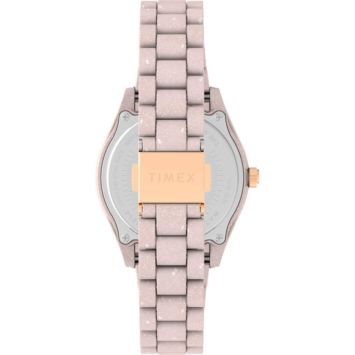 TIMEX Waterbury Ocean Recycled Plastic Bracelet Watch (Pink