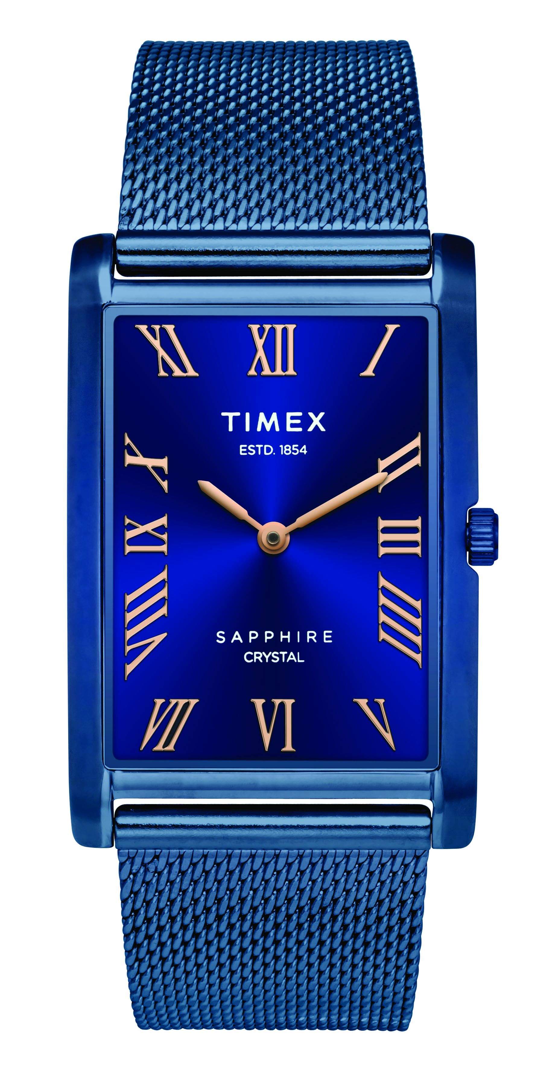 TIMEX TWEG17312 Shaped Quartz Analog Mens Watch (Blue) in Mumbai