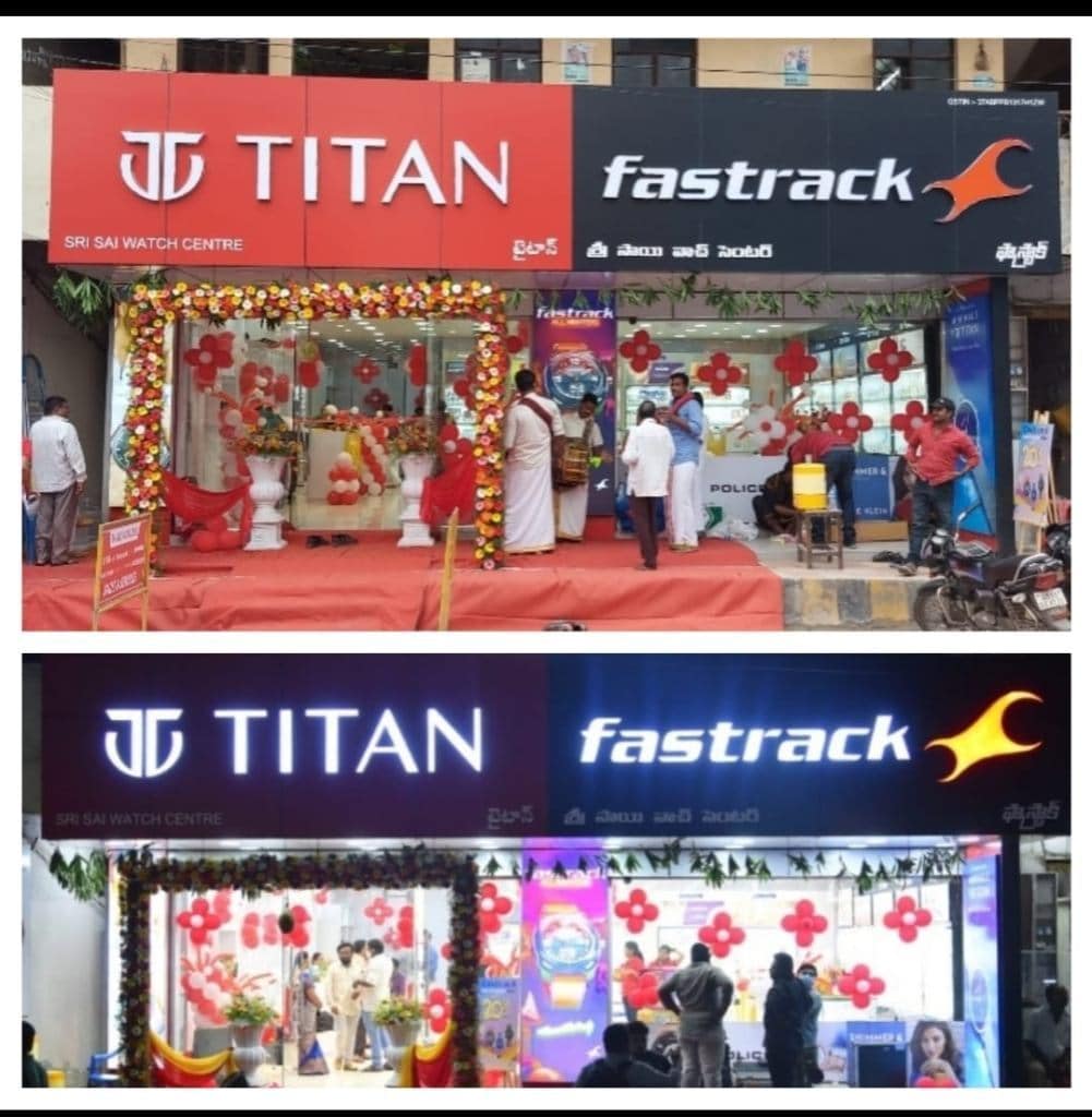 Titan Fastrack Sign Board in Hyderabad at ₹ 20,000 ₹ 40,000