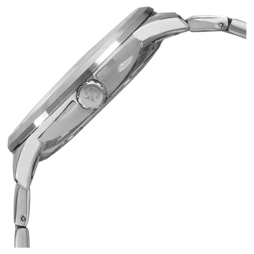 TITAN NN90101KM01 Mens Retrograde White Dial Stainless Steel Strap