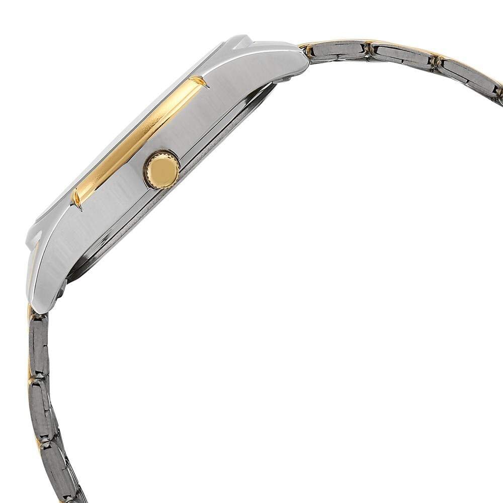 TITAN NN1636BM01 Mens Off White Dial Two Toned Stainless Steel