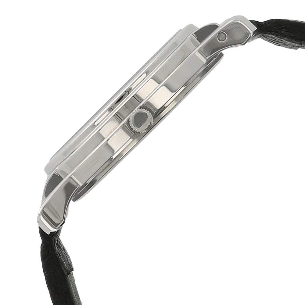 TITAN NB1855SL01 Mens Silver Dial Silver Leather Strap Analog