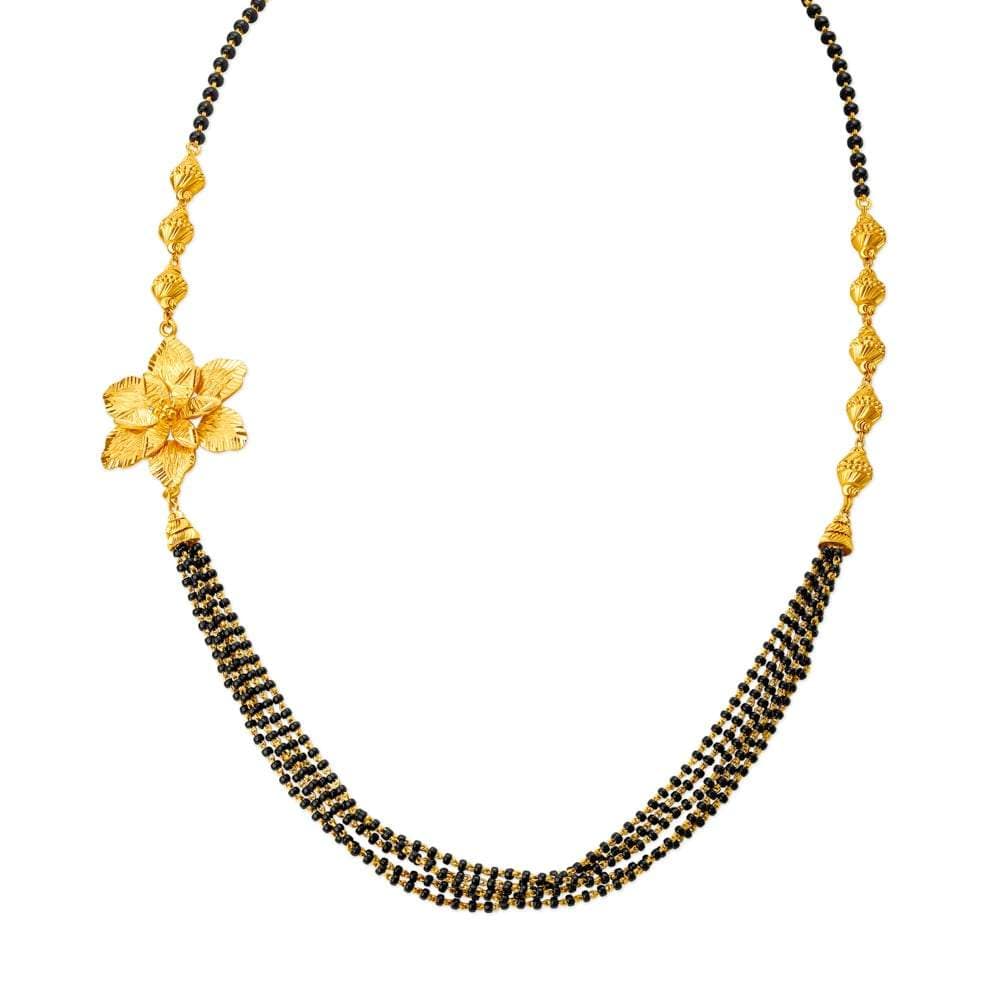 Tanishq 22KT Gold Mangalsutra 45.72 cm 